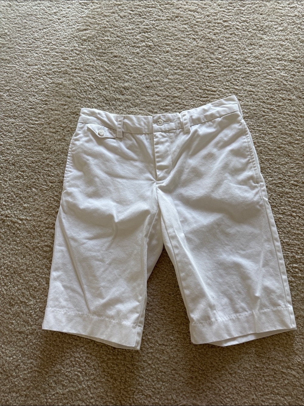 Ralph Lauren White Women's Bermuda Shorts